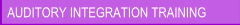 Auditory Integration Training